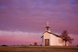 St. Caedmon's Church at dusk